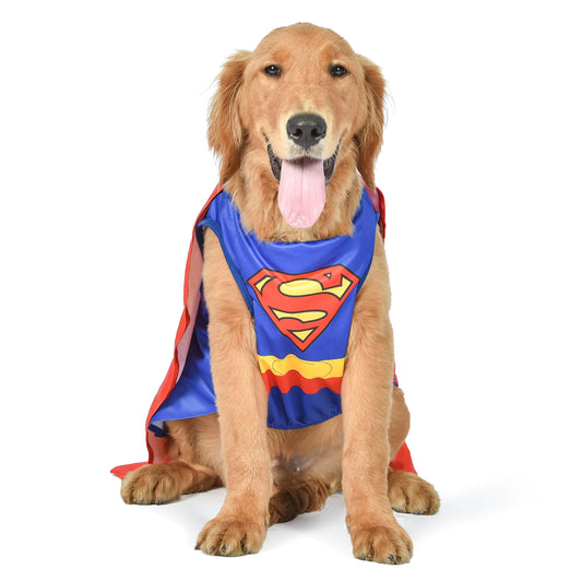 DC Comics Superhero Superman Dog Costume