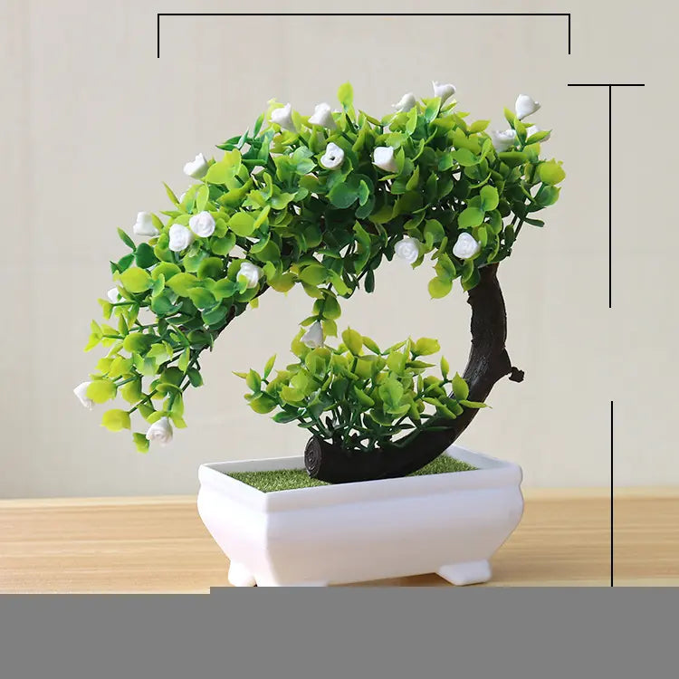 Home Decor Faux Potted Plant Arrangement (Plastic)